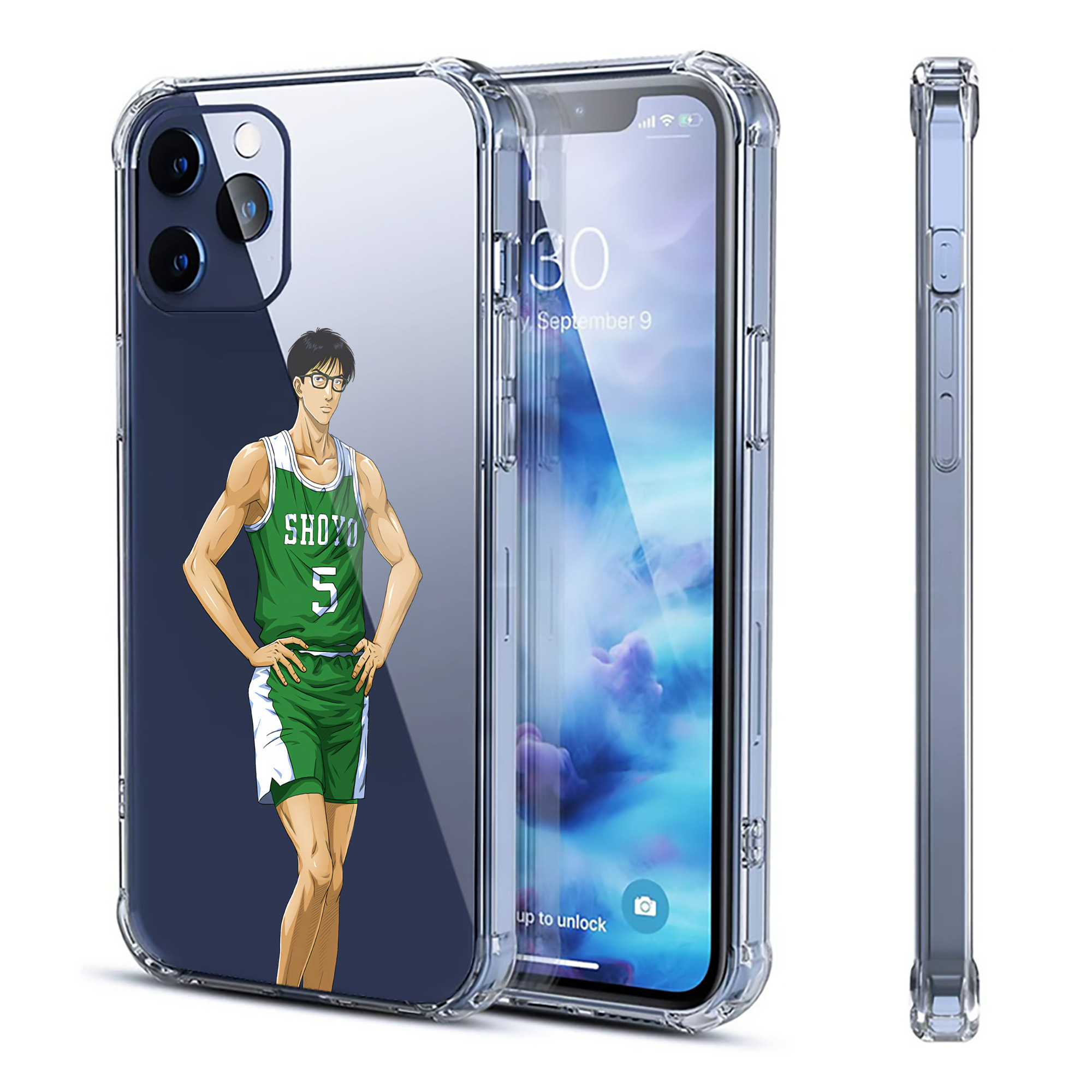（画像用） SLAM DUNK／スラムダンク 【iPhone 12シリーズ対応】透明スマホケース（クリアソフトケース）